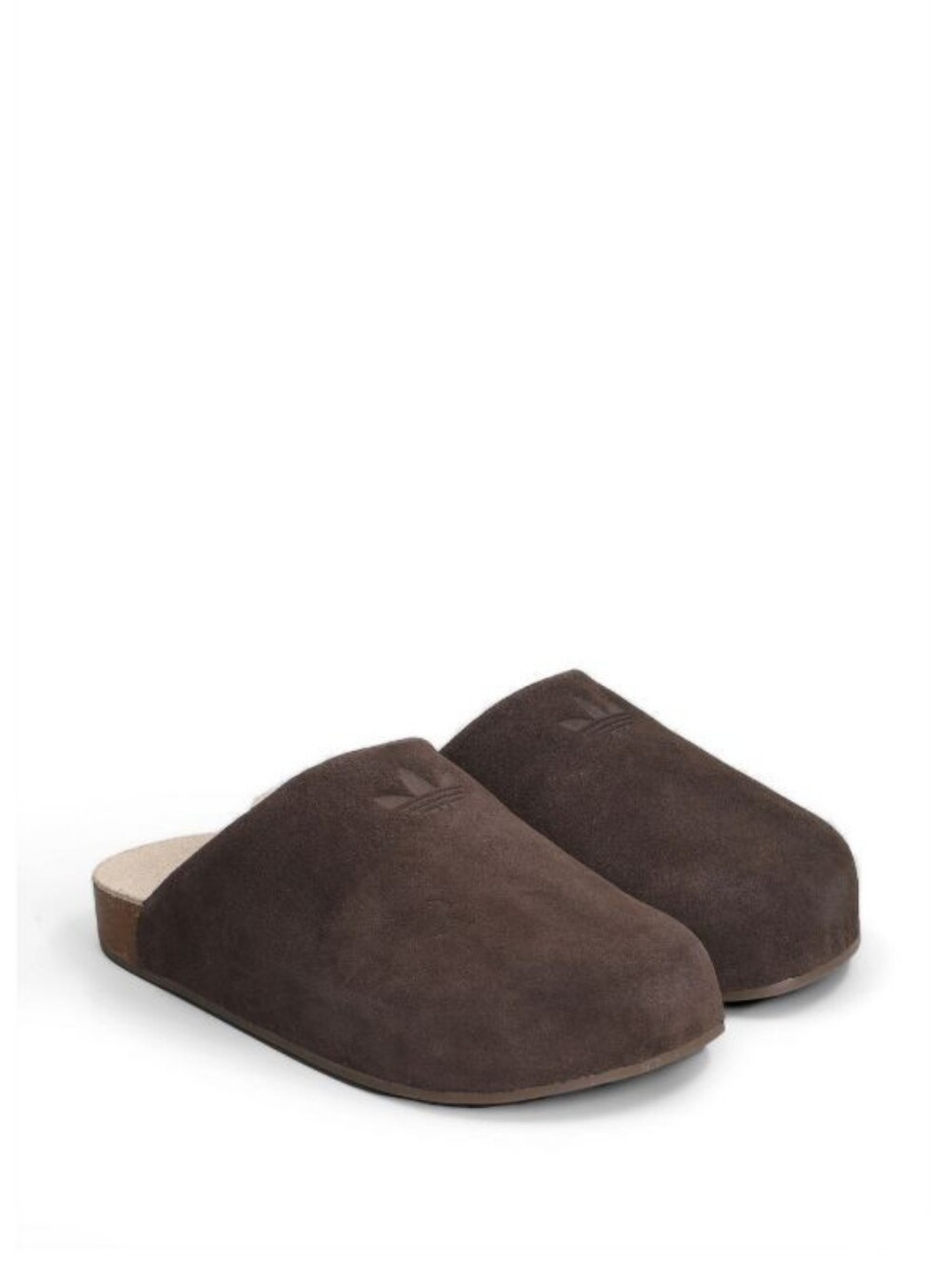 adidasAdimule logo-detail leather mules Womens Size 7